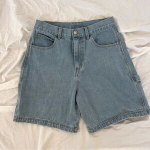Y2K Juny Blue Denim Jorts // baggy skater grunge // unisex // size small